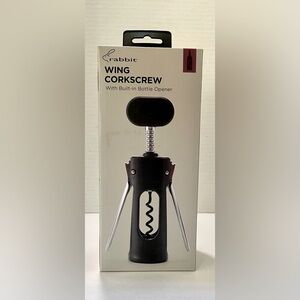 🍷Rabbit Wing Corkscrew With Built In Bottle Opener 🍷🐰